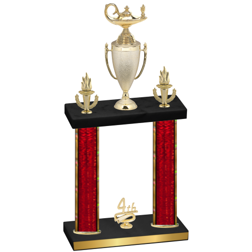 Double Red Glacier Fourth Place Academics Trophy