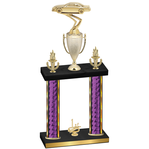 Double Purple Glacier First Place Cars Trophy