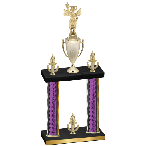 Double Purple Glacier Victory Academics Trophy