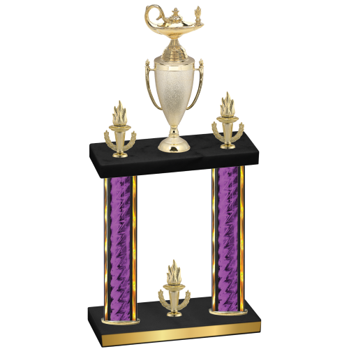 Double Purple Glacier Victory Academics Trophy
