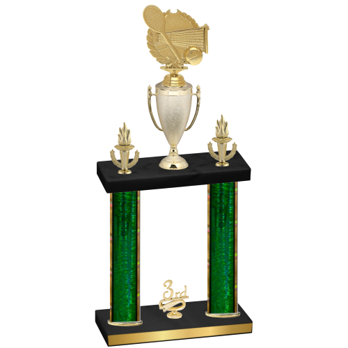 Double Green Glacier Third Place Tennis Trophy