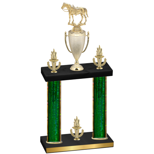 Double Green Glacier Victory Horses Trophy