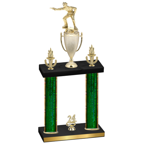 Double Green Glacier Year Shooter Trophy