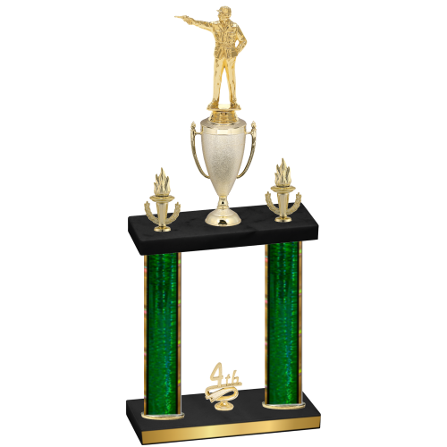 Double Green Glacier Fourth Place Shooter Trophy