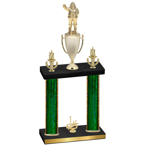 Double Green Glacier First Place Holiday Trophy