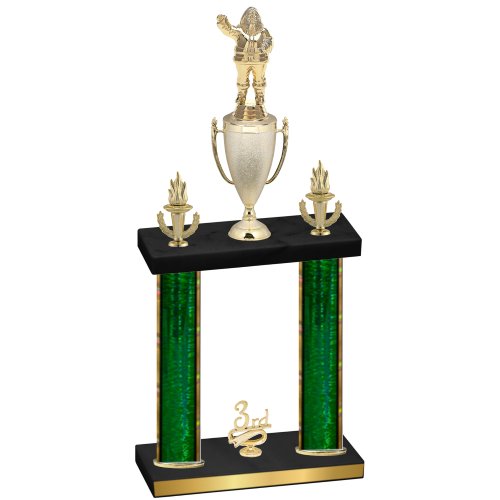 Double Green Glacier Third Place Holiday Trophy