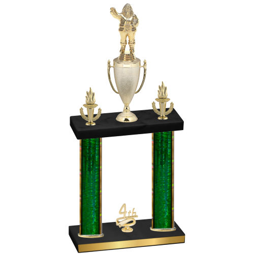 Double Green Glacier Fourth Place Holiday Trophy