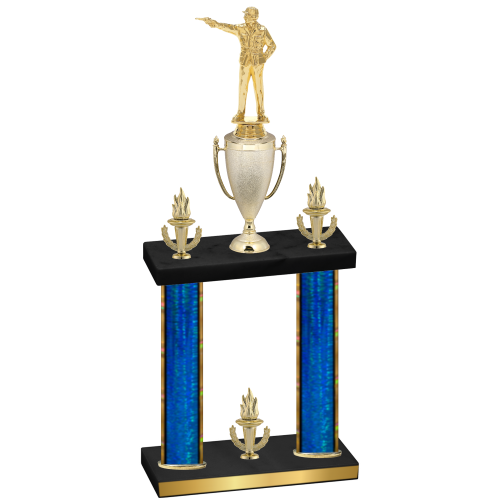 Double Blue Glacier Victory Shooter Trophy
