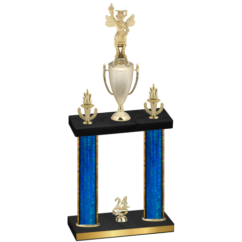 Double Blue Glacier Year Academics Trophy