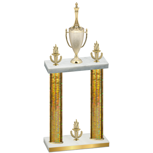 Double Gold Glacier Victory Chess Trophy
