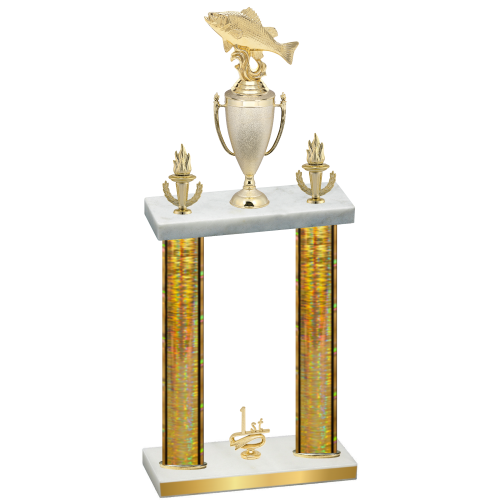Double Gold Glacier First Place Fishing Trophy