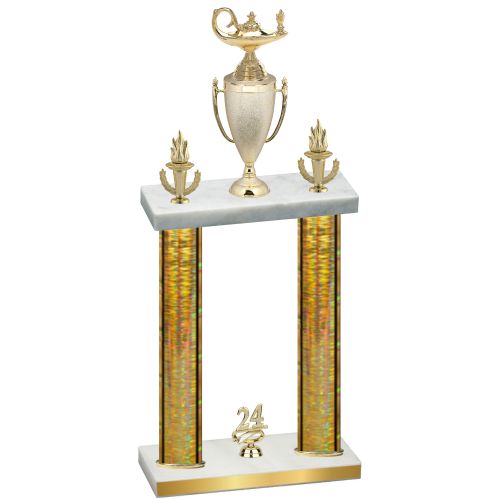 Double Gold Glacier Year Academics Trophy