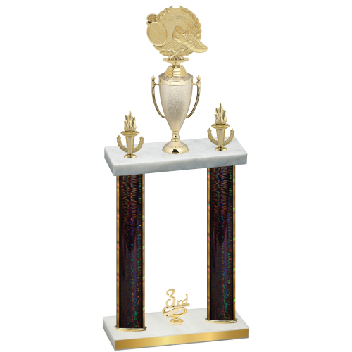 Double Black Glacier Third Place Running Trophy