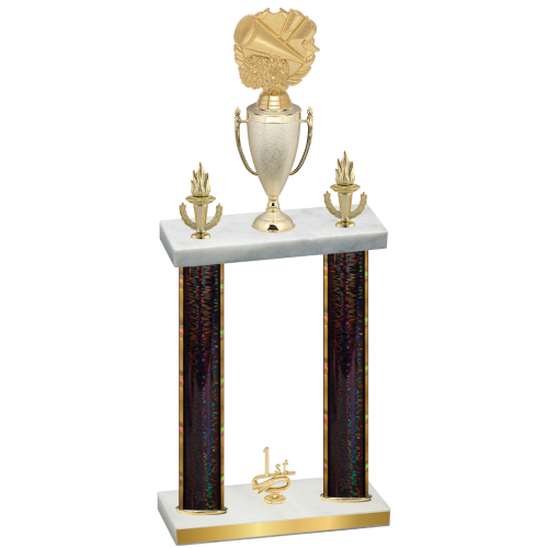 Double Black Glacier First Place Cheerleading Trophy