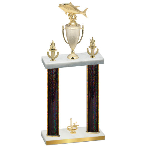 Double Black Glacier First Place Fishing Trophy