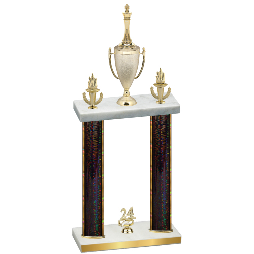 Double Black Glacier Year Chess Trophy