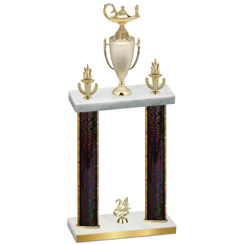 Double Black Glacier Year Academics Trophy