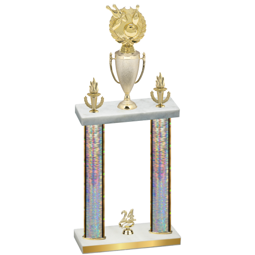 Double Silver Glacier Year Bowling Trophy