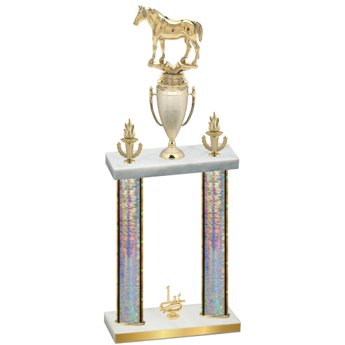Double Silver Glacier First Place Horses Trophy