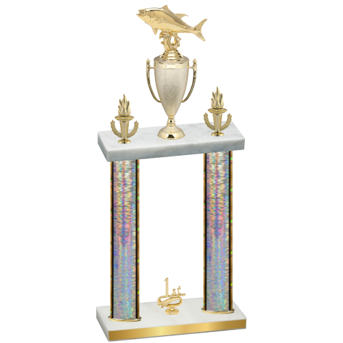 Double Silver Glacier First Place Fishing Trophy