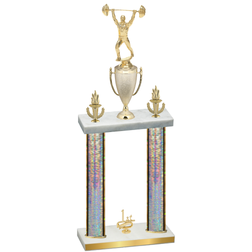Double Silver Glacier First Place Weights Trophy