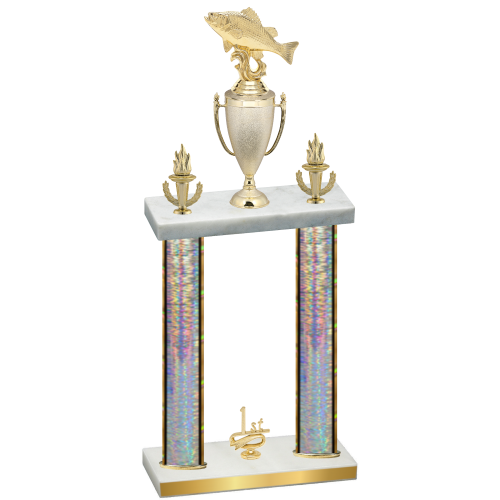 Double Silver Glacier First Place Fishing Trophy