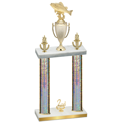Double Silver Glacier Second Place Fishing Trophy