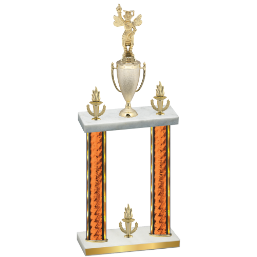 Double Orange Glacier Victory Academics Trophy