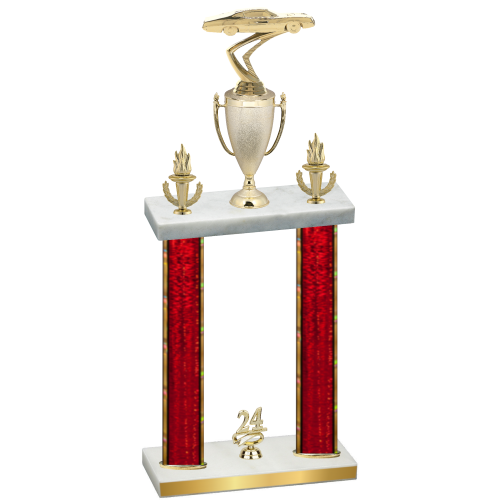 Double Red Glacier Year Cars Trophy