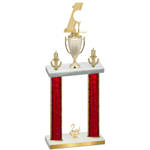 Double Red Glacier Second Place Golf Trophy