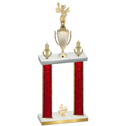 Double Red Glacier Fourth Place Academics Trophy