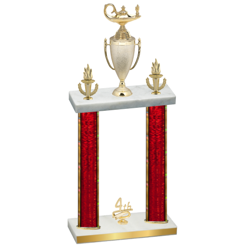 Double Red Glacier Fourth Place Academics Trophy
