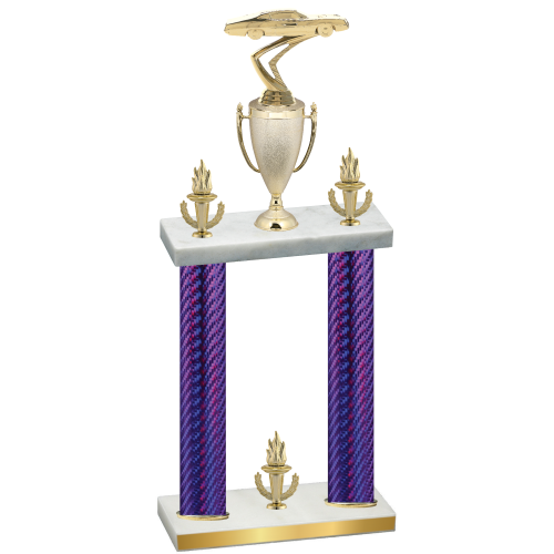 Double Purple Carbon Fiber Victory Cars Trophy