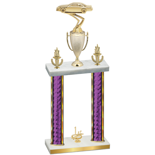 Double Purple Glacier First Place Cars Trophy