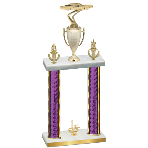 Double Purple Glacier First Place Cars Trophy