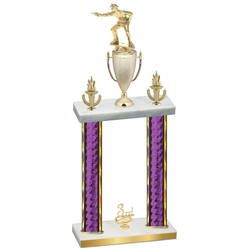 Double Purple Glacier Third Place Shooter Trophy