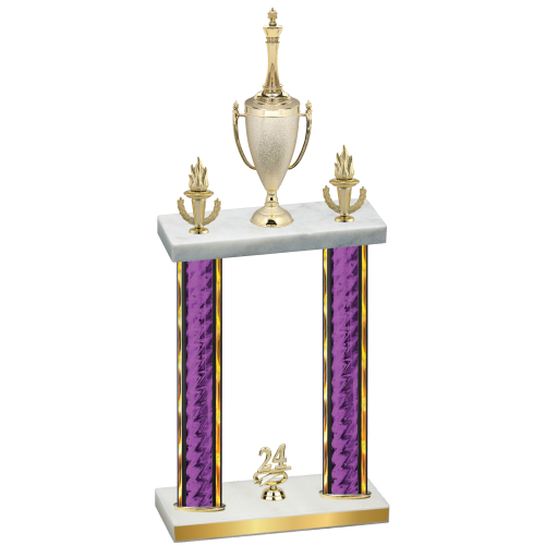 Double Purple Glacier Year Chess Trophy