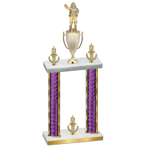 Double Purple Glacier Victory Holiday Trophy