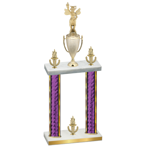 Double Purple Glacier Victory Academics Trophy