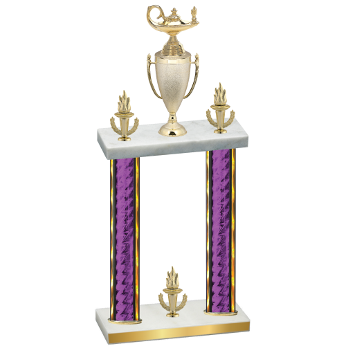 Double Purple Glacier Victory Academics Trophy