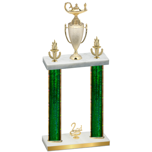 Double Green Glacier Second Place Academics Trophy