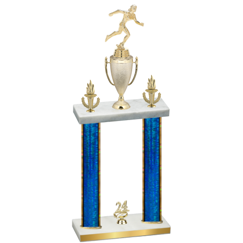 Double Blue Glacier Year Running Trophy