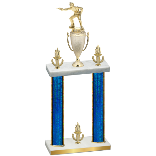 Double Blue Glacier Victory Shooter Trophy