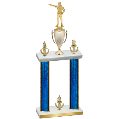 Double Blue Glacier Victory Shooter Trophy