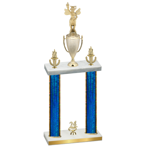 Double Blue Glacier Year Academics Trophy
