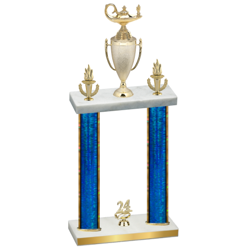 Double Blue Glacier Year Academics Trophy