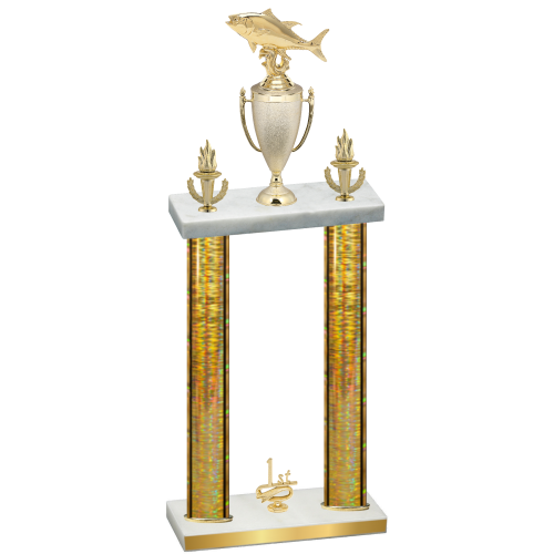 Double Gold Glacier First Place Fishing Trophy
