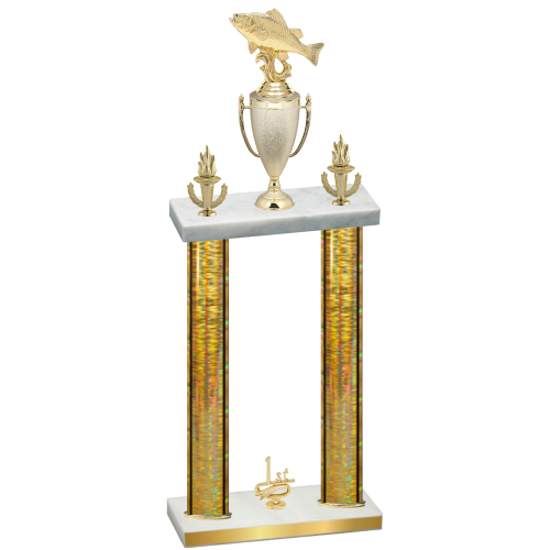 Double Gold Glacier First Place Fishing Trophy
