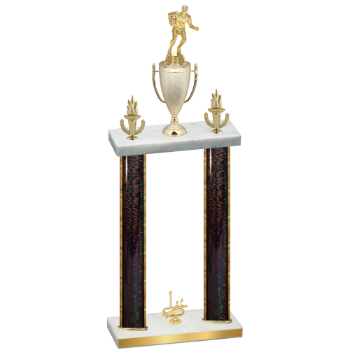 Double Black Glacier First Place Rugby Trophy