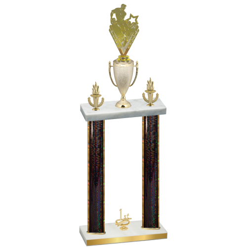 Double Black Glacier First Place Rugby Trophy